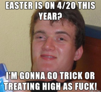 My friend when I told him Easter is on 