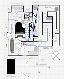 My friend who is an engineering major designed a floor plan in  minutes