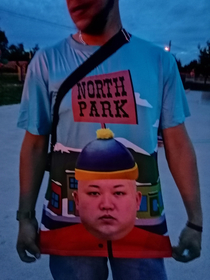 My friends Kim Jong Cartman t-shirt