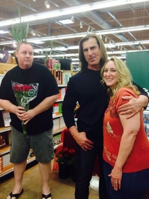 My friends met Fabio yesterday