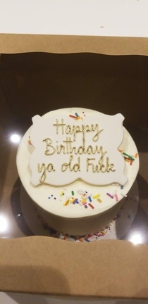 My friends wife made him a birthday cake