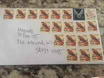 My GF is too frugal throw away  stamps THAT ARENT EVEN HERS