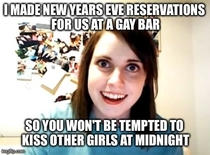 My GF on New Year Night