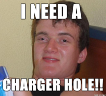 My GF was desperately needing and electric outlet