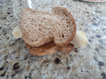 My girl offered me a peanut butter banana sandwich I spit out my drink