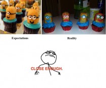 My girlfriend and I tried making Minion cupcakes