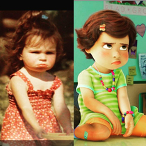 My girlfriend Bonnie is convinced she was the inspiration for the Toy Story character Heres a picture of her from  years ago