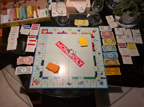 My girlfriend isnt loving the game of Monopoly she insisted we playIm not sure why