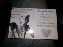 My girlfriends birthday is tomorrow Think shell like the card I got her