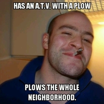 My good guy neighbor during this winter storm 