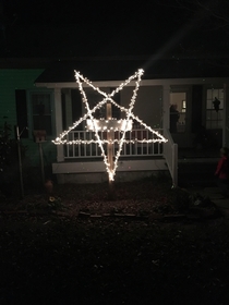 My grandad was super proud of his Christmas Star decoration