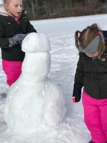 My great nieces snowMAN