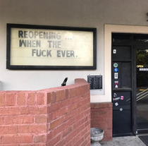 My hometown bar thats temporarily closed because of the coronavirus