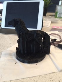 My husband attempted to make me a unicorn on his new D printer