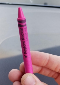 My husband is real mature Couldnt leave the Crayola Experience without naming his own color Payton is my moms dog that will hump literally anything