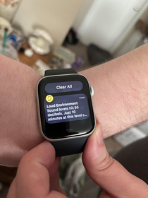 My husband sneezed  times in a row loudly and got this message on his Apple Watch