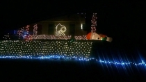 My in-laws told me a house down the street had a gang sign in Christmas lights