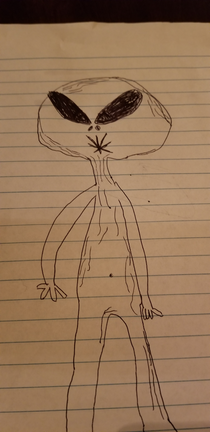 My kid drew this I call it The Analian
