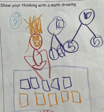 My kid was told to show their work on a math problem