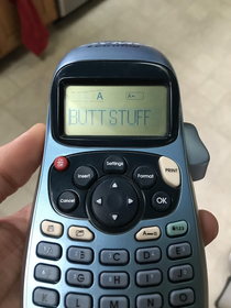 My label maker has a memory I legit dont remember what this label was for