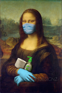 My latest creation for the  quarantine edition Mona Lisa