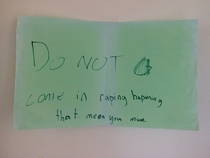 My little sister in preparation for mothers day