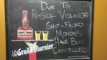 My local bar isnt fucking around anymore