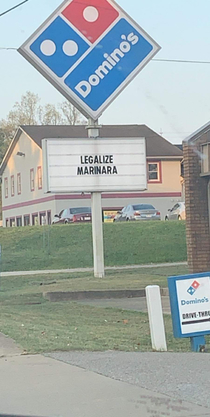 My local Dominos is fighting for our rights