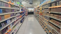 My local grocery store makes people who shop on the right side of the isle regret not shopping on the left side earlier