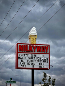 My local ice cream shop with another great sign part 