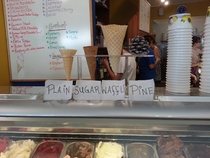 My local icecream shop loves their puns