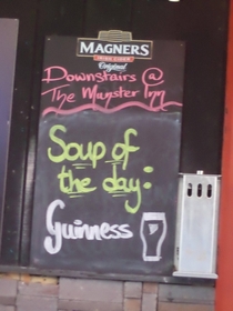 My local Irish pub got it right