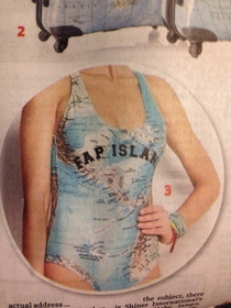 My local newspaper is advertising how maps are trendy this season This is the picture they chose for the article Fap Island