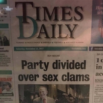 My local paper had an interesting typo