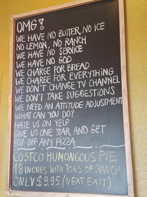 My local pizzeria isnt having it