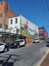 My local police station has a great mural