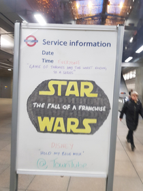 My local Underground stations opinion of the new Star Wars movie