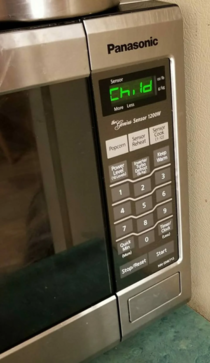 My microwave is asking of a sacrifice I think 
