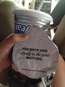 My milkshakes bring all the boys to the yard 