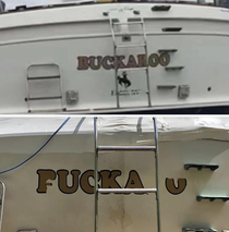 My Mom changed the name of her brothers boat