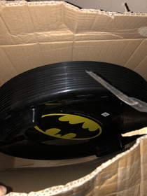 My mom ordered my brothers a sled They sent us  batman sleds instead