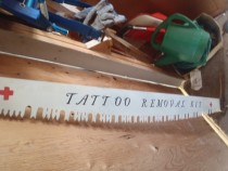 My mom used to be a tattoo artist I just found this in her garage