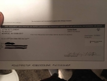My mother recently got her settlement money from ATampT in the mail
