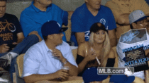 My new favorite Kiss cam gif 