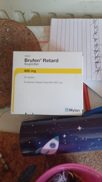 My new painkillers come with an insult