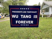 My new yard sign