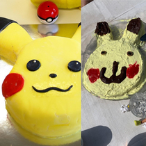 My niece wanted a Pikachu cake mum delivered
