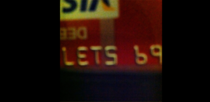 My old debit card has a hidden message when its turned upside down