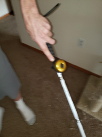 My oldest brother legally blind put a bike bell on his cane