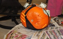 My parents won a pumpkin carving contest last year Awkward